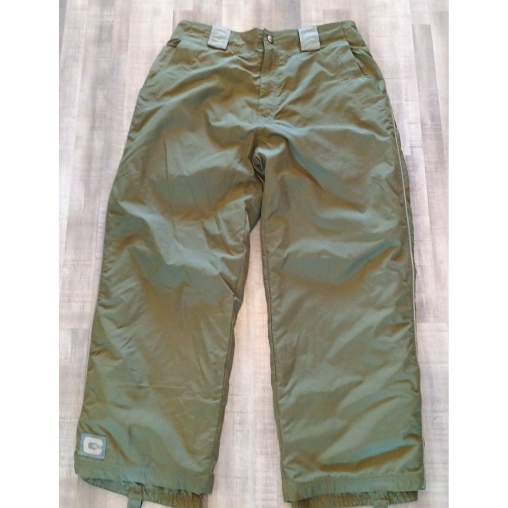 Capp3l Terrain O4M SnowBoard Ski Pants Olive Green Mens Sz XL Winter